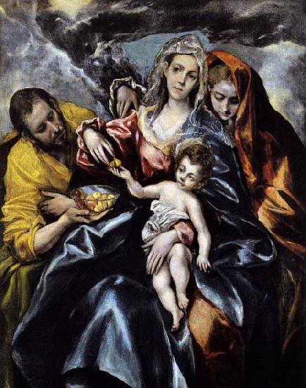 El Greco The Holy Family with St Mary Magdalen France oil painting art